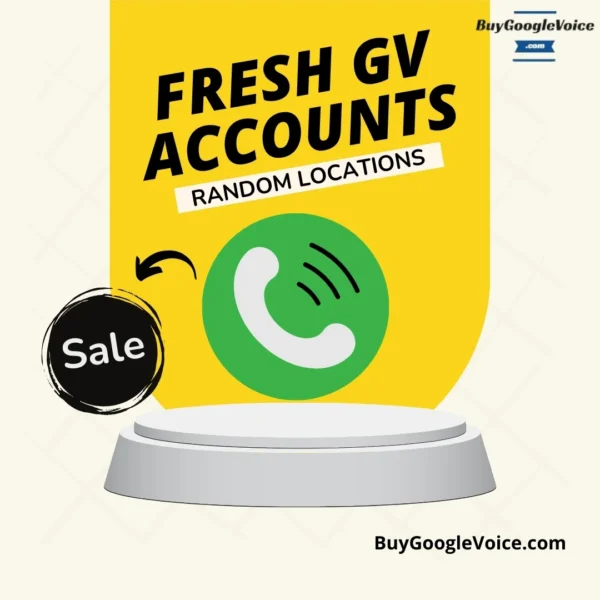 Buy New Google Voice PVA Accounts (Random)